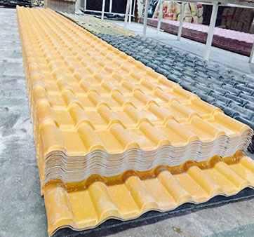 树脂瓦专用ASA共挤料应用场景1